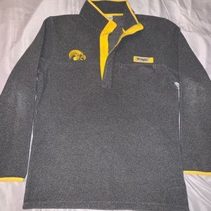 COLUMBIA fleece Iowa Hawkeye sweatshirt
